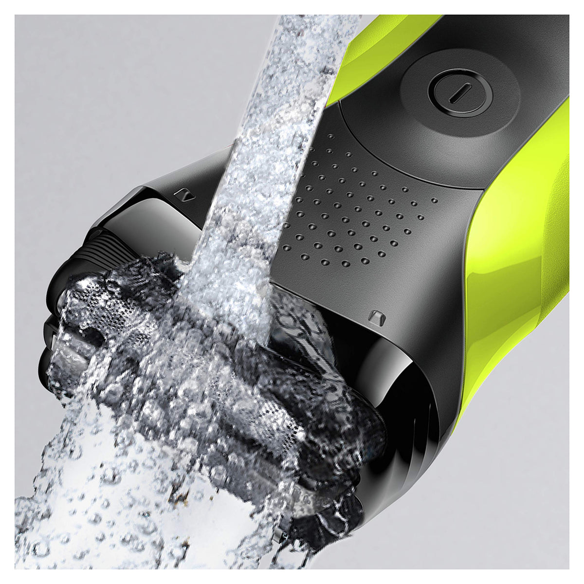 Braun Series 3 300S Rasoir electric cu 3 lame flexibile, reîncărcabil și fără fir, rasoir electric cu folie lavabilă, Negru/Verde electric (pachet de 1)
