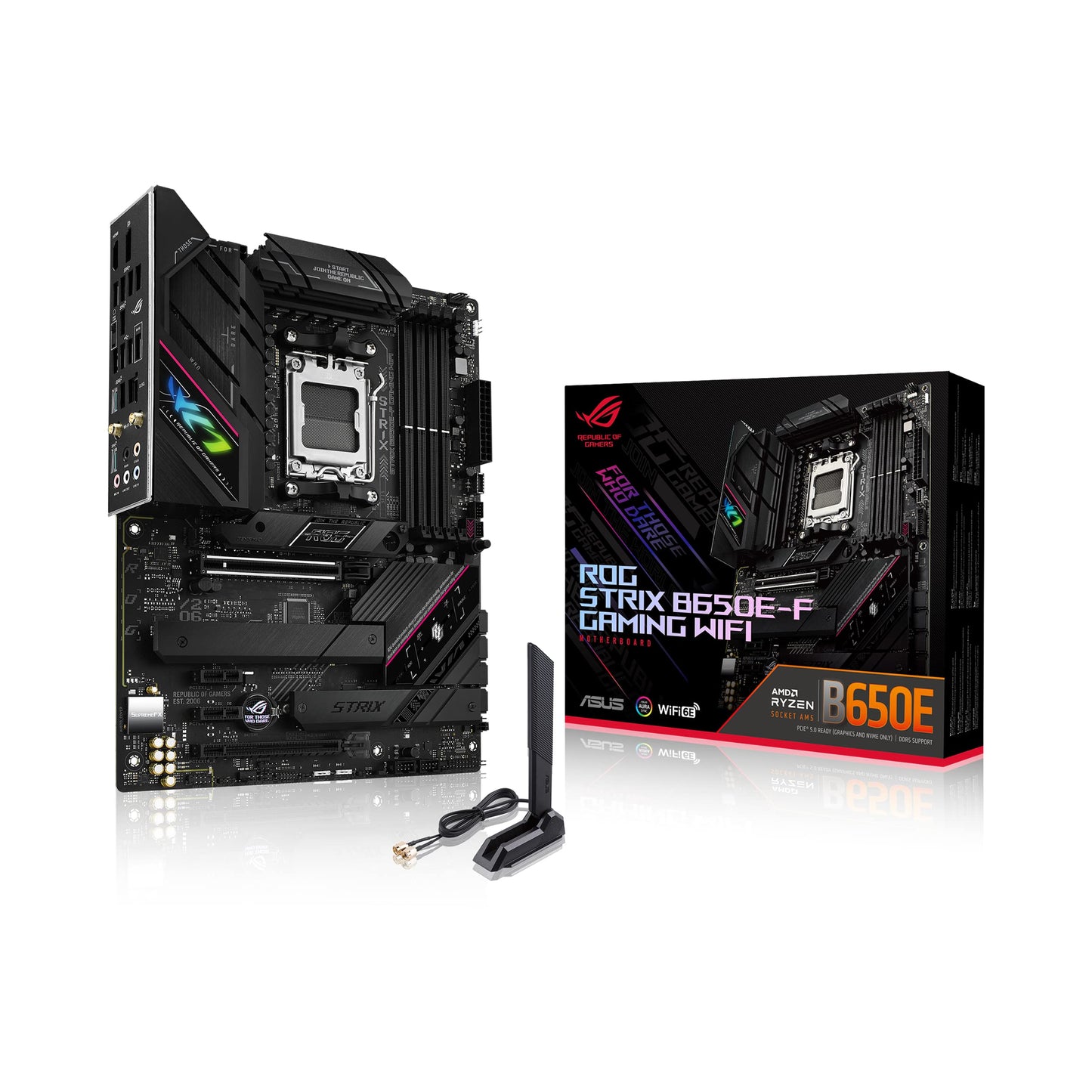 ASUS ROG Strix B650E-F Gaming WiFi motherboard socket AMD AM5 - 90MB1BQ0-M0EAY0