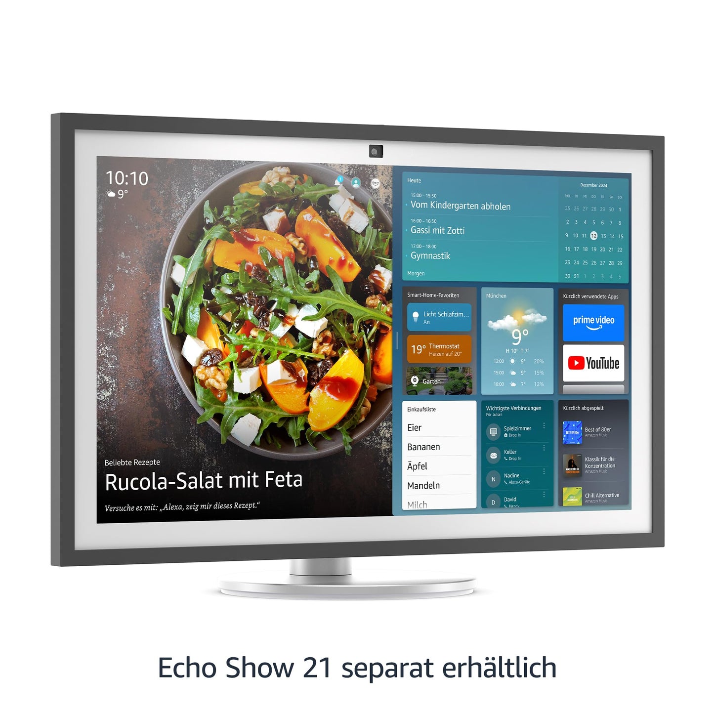 Amazon Premium Adjustable Stand | For Amazon Echo Show 21 (sold separately) - 53-100394