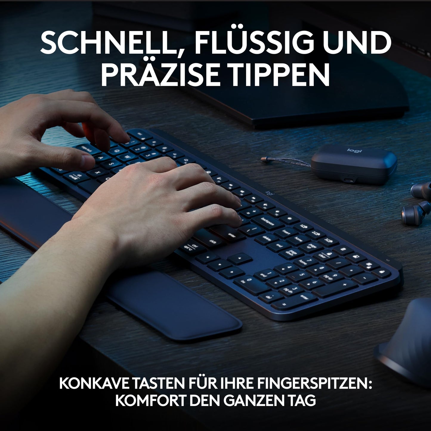 Logitech MX Master 4, ergonomische kabellose Maus mit fortschrittlichem,