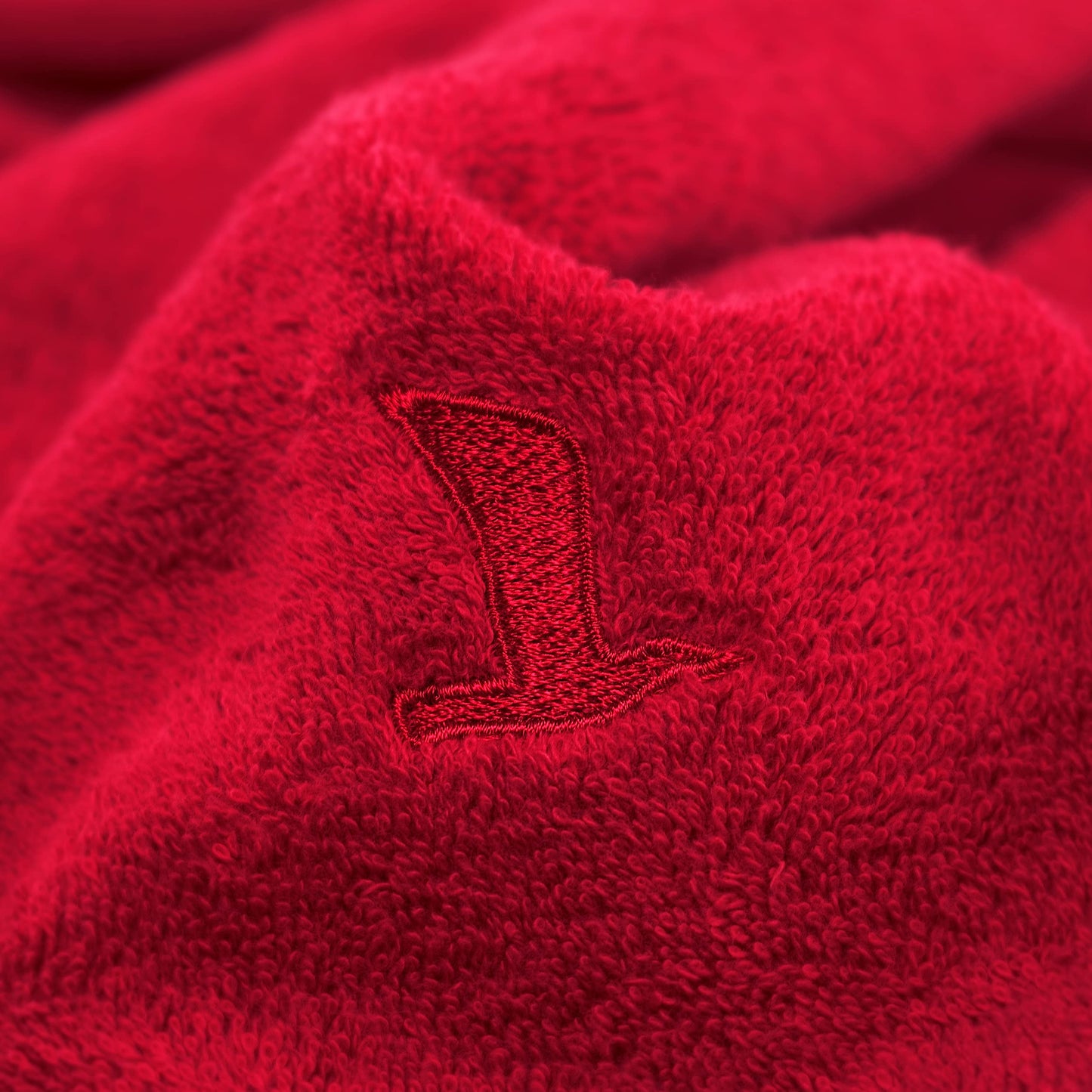 Möve Superwuschel sauna towel 80 x 200 cm made of 100% cotton, ruby - 017258775/080200/075