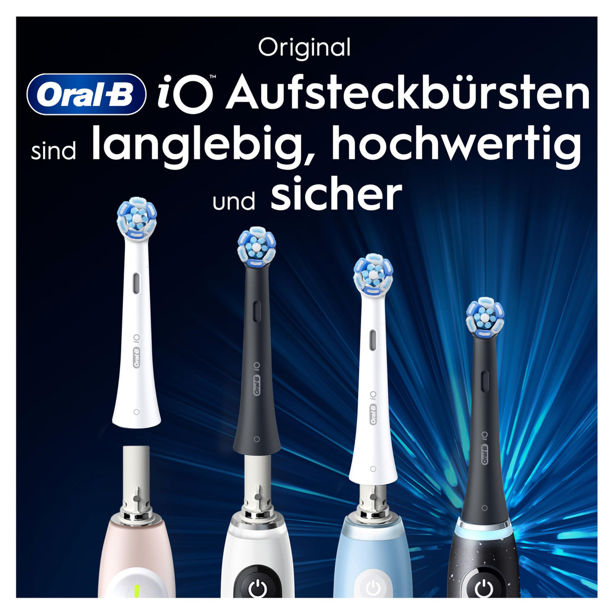 Oral-B iO Perii de schimb curățare ultimativă, alb, 8 bucăți - 4210201434818