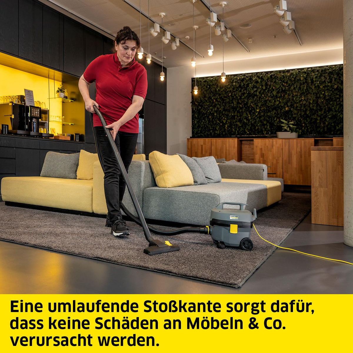 KÄRCHER Professional Dry Vacuum Cleaner T 7/1 Classic, Rated Power: 850 Watts - 1.527-223.0