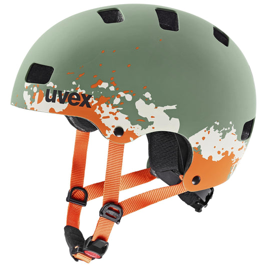 uvex Kid 3 cc children's bicycle helmet, Moss Green - Sand matt, 55-58 cm - S4149721617