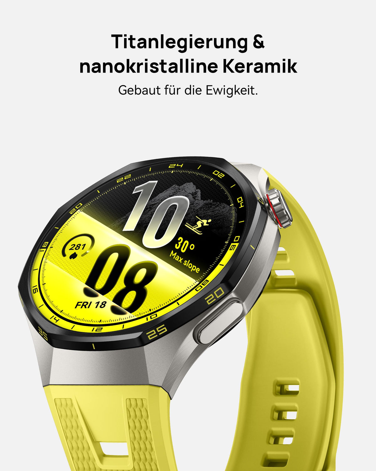 HUAWEI Watch GT 7 Pro Smartwatch, Titanium Alloy, ECG, GPS, 46 mm, Green - Atum-B49C