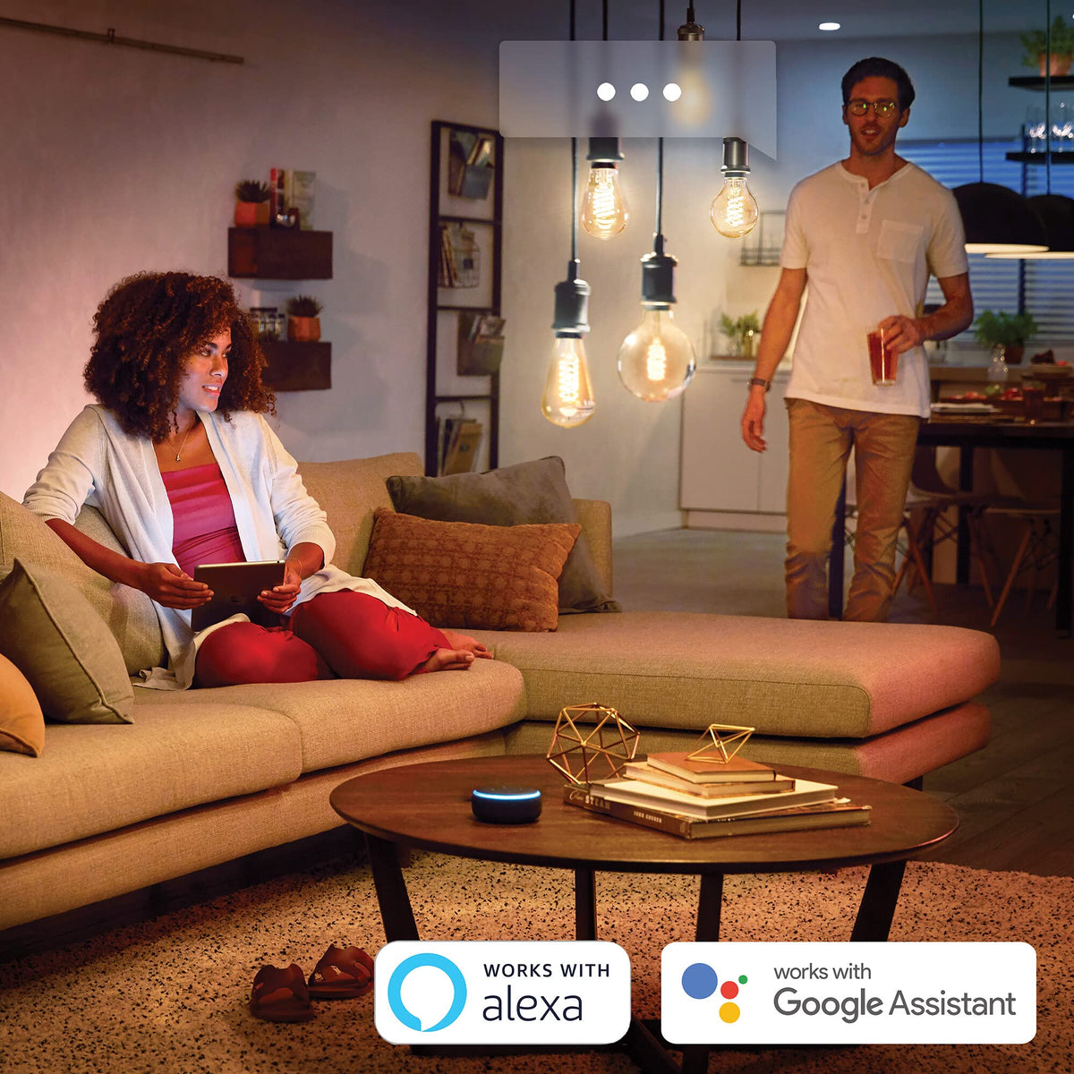 Philips Hue E27 Filament Large Edison Lamp - 929002477901