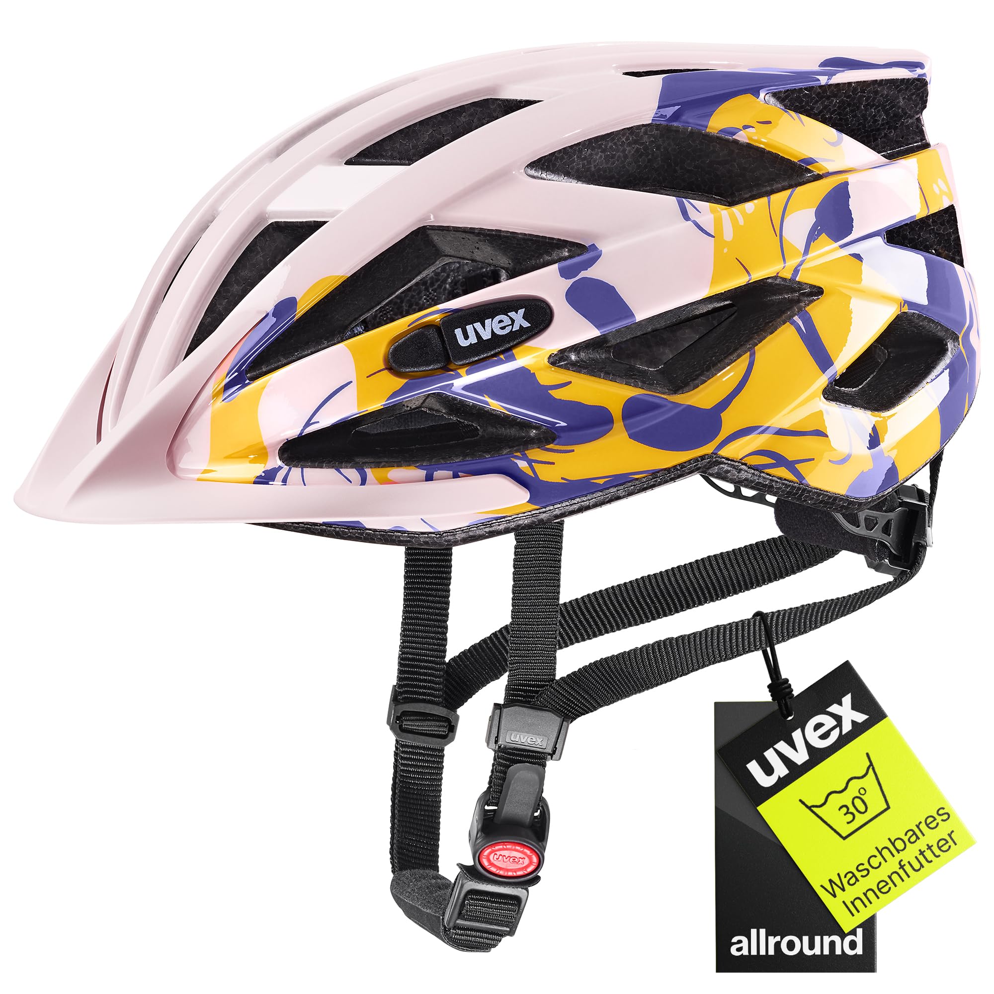 uvex air Wing - Lightweight all-round helmet for men and women - individual size adjustment - powder liquids - 56-60 cm - S4144262817