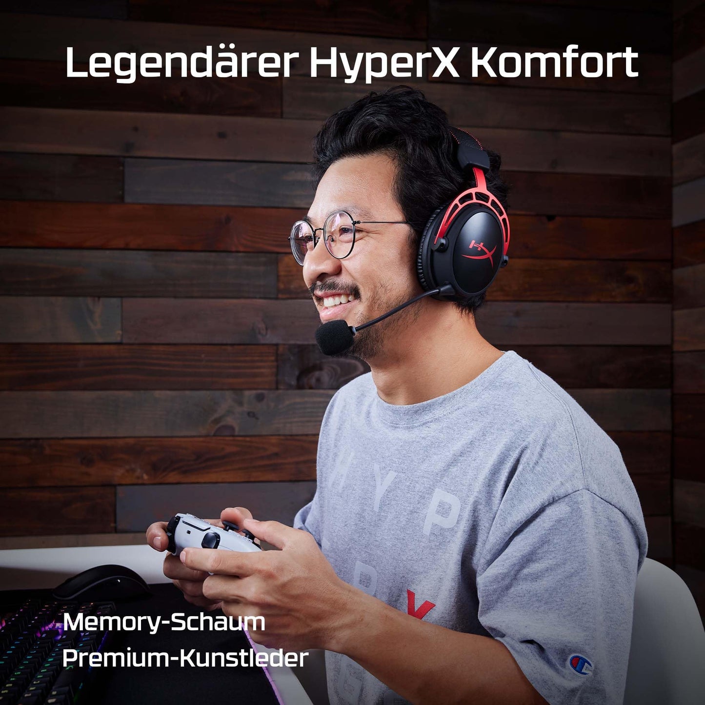 HyperX Cloud Alpha Wireless Gaming Headset Black-Red (4P5D4AA)