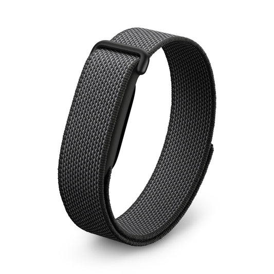 Google Fitbit Air - activity tracker without display with fitness tracking, heart rate measurement and sleep analysis - personalized AI-based coaching - up to 7 days battery life - Obsidian
