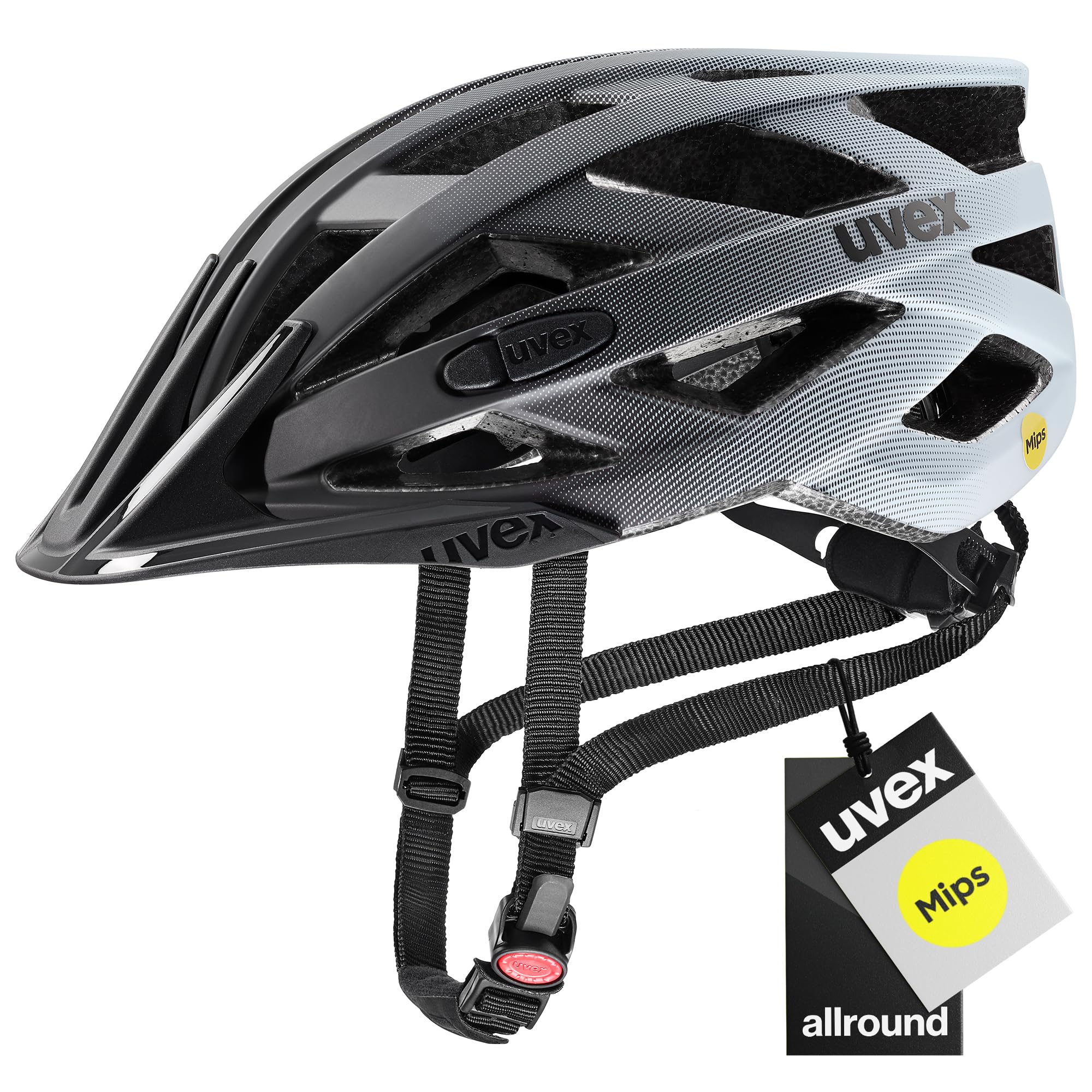 uvex i-vo cc MIPS bicycle helmet, Black-Cloud matt, 52-57 cm - S413613