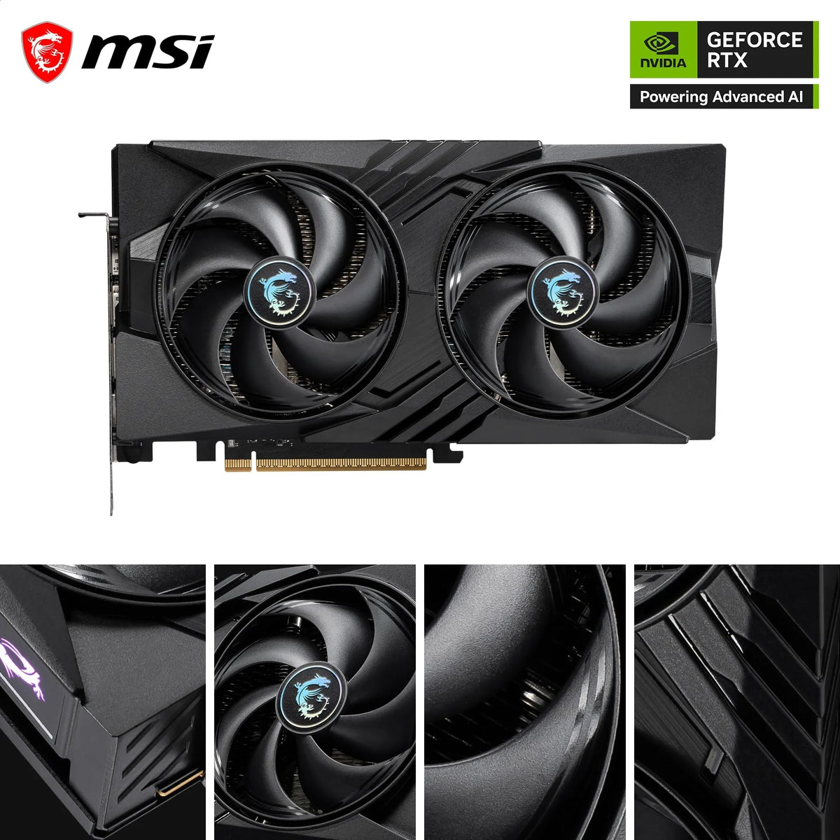 MSI GeForce RTX 5060 8G Gaming OC - 8GB GDDR7 (28Gbps/128-bit), PCIe 5, Boost: 2625 Hz, HDMI 2.1b, DisplayPort 2.1b - GEFORCE