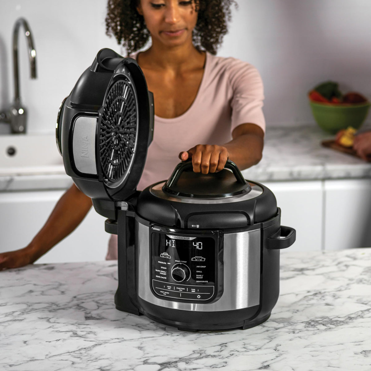 Ninja Foodi MAX Multicooker, 7.5L, 9-in-1 Multicooker, Grilling and more - OP500EU