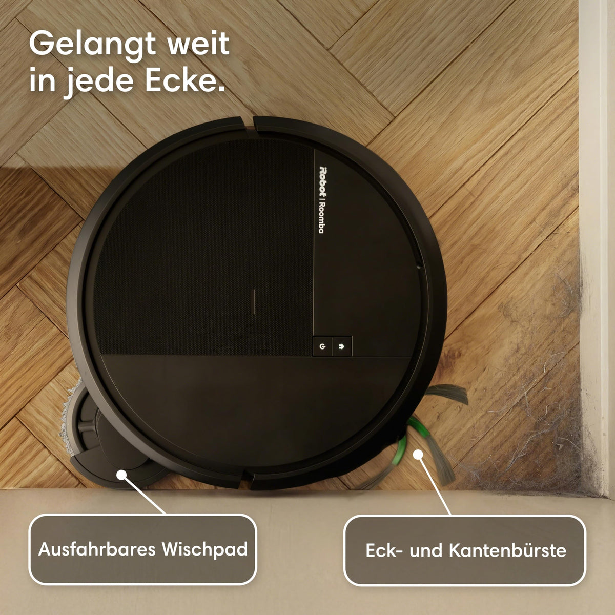 iRobot Roomba Plus 415 Saugroboter, AutoWash Basis, Rotierende Wischtücher - G285040