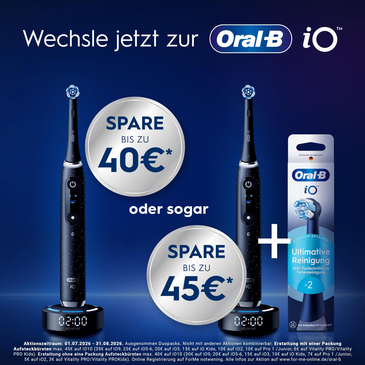 Periuță de dinți electrică Oral-B iO Series 6, Negru - iOM6.2BD6.BDH