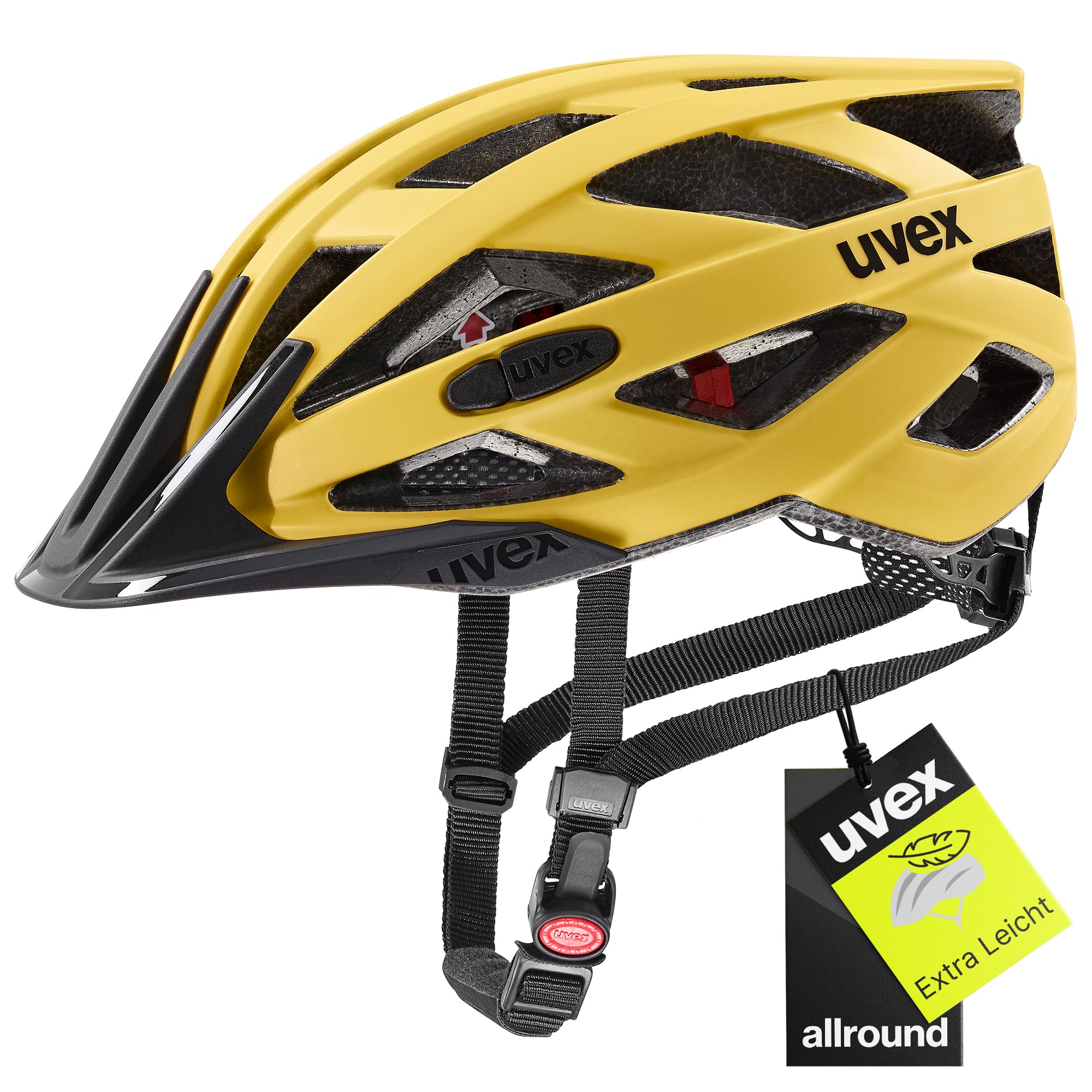 uvex i-vo cc bicycle helmet, sunbee, 56-60 cm - S4104233517