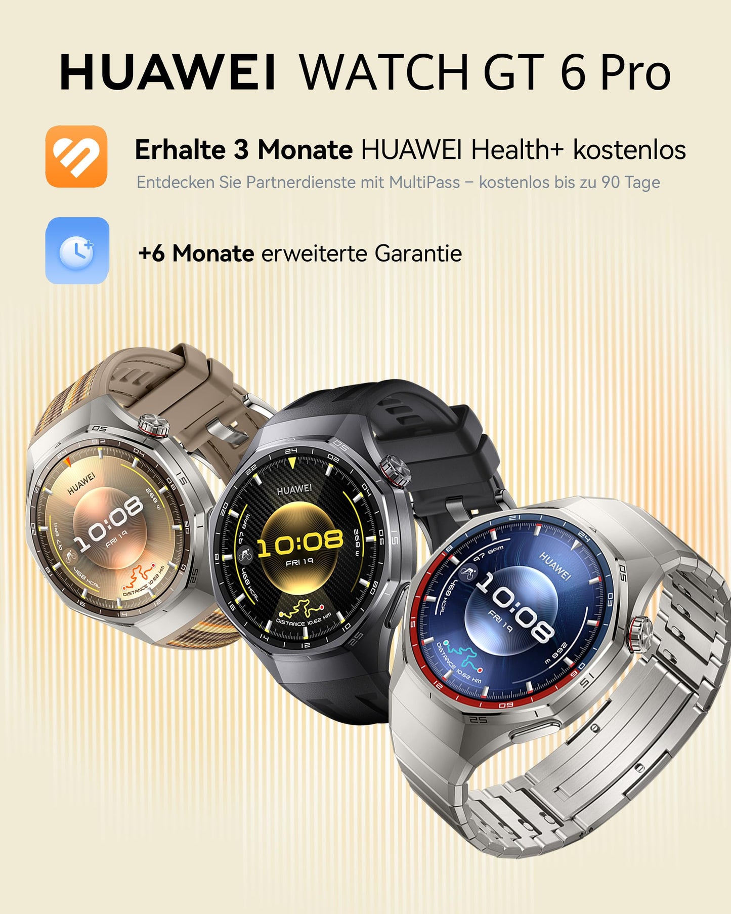 HUAWEI Watch GT 6 Pro Smartwatch+FreeBuds SE 3 Black, GPS, ECG, AMOLED display, Up to 21 days battery, comprehensive cycling features, Compatible with Android™ & iOS, health monitoring, black, 46mm - Atum-B29F