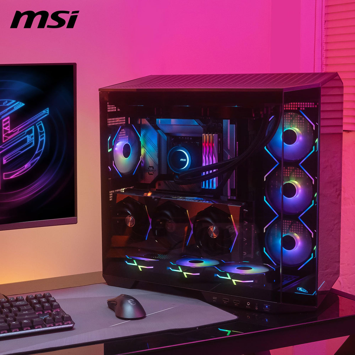 MSI MAG PANO 100L PZ - ATX PC Case - 306-7G26L21-HH9