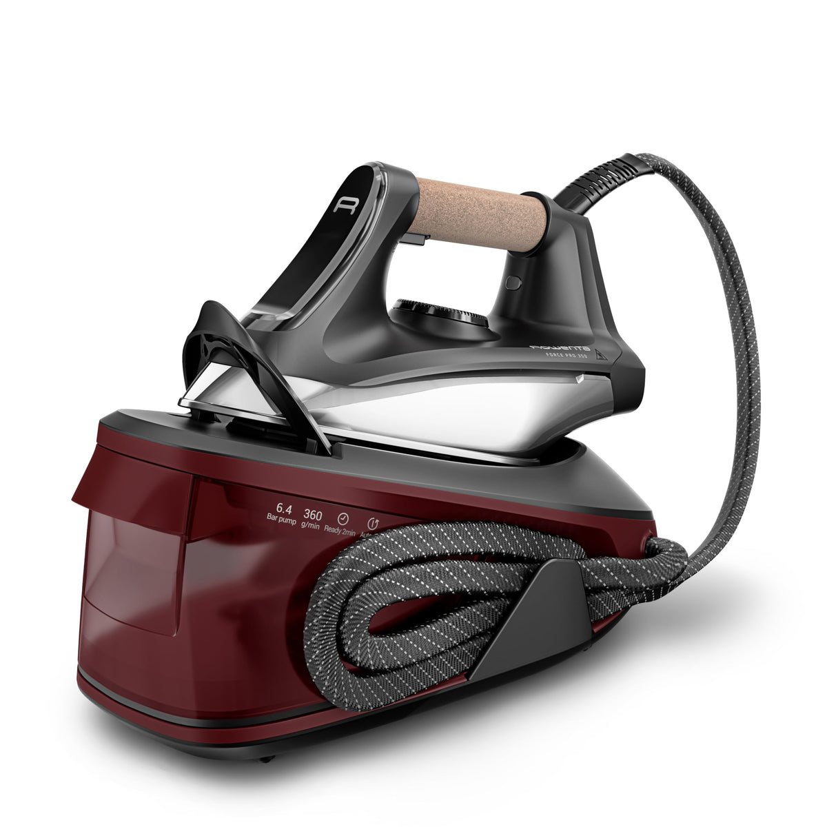 Rowenta Force Pro 350 Steam Iron Station, 2400 Watts, 6.4 bar, energy-saving - VR7443F0