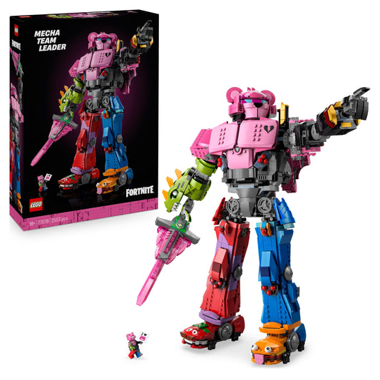 LEGO Fortnite Mecha Leader - Gaming Model Building Including Sword & Minifigure - Collectible & Gift for Adult Video Game Fans - 77078