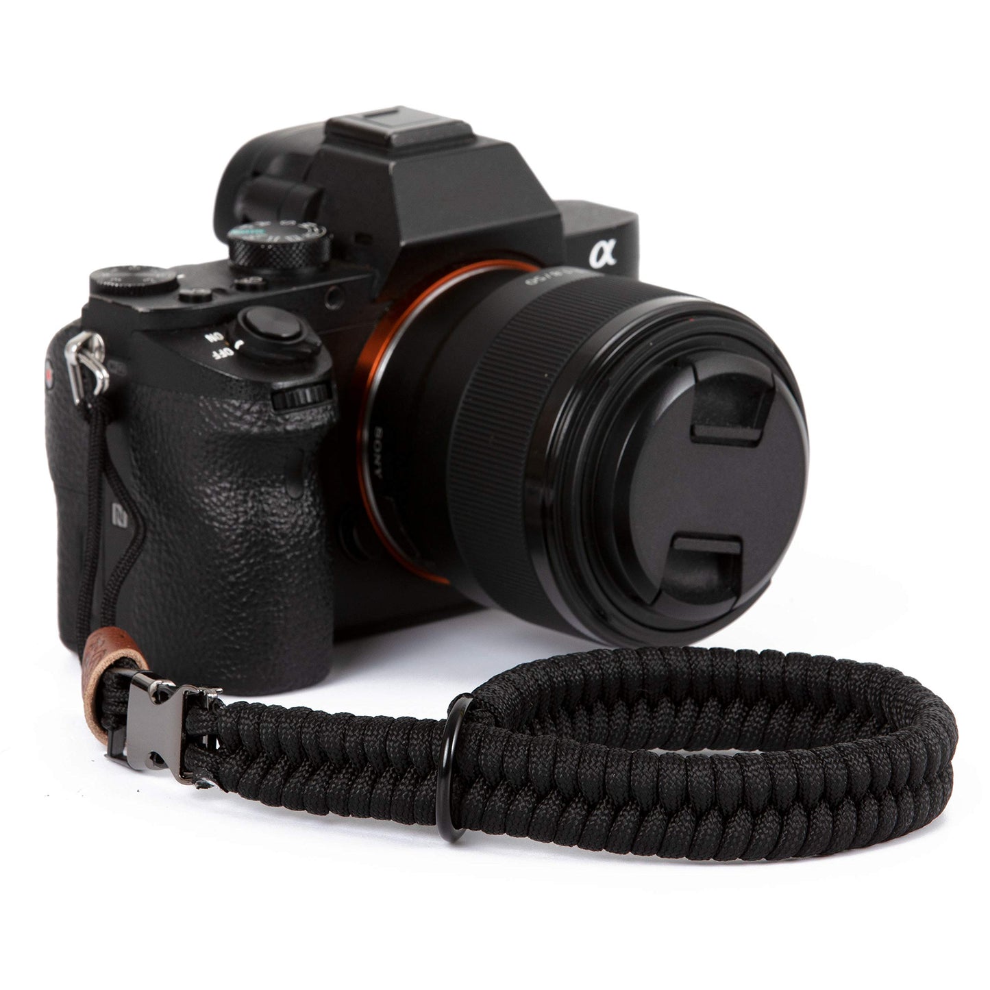 C-Rope camera hand strap The Claw made of hand-woven paracord. Camera strap with quick release system (Silent Black) - CRP-CLW-030-BLK