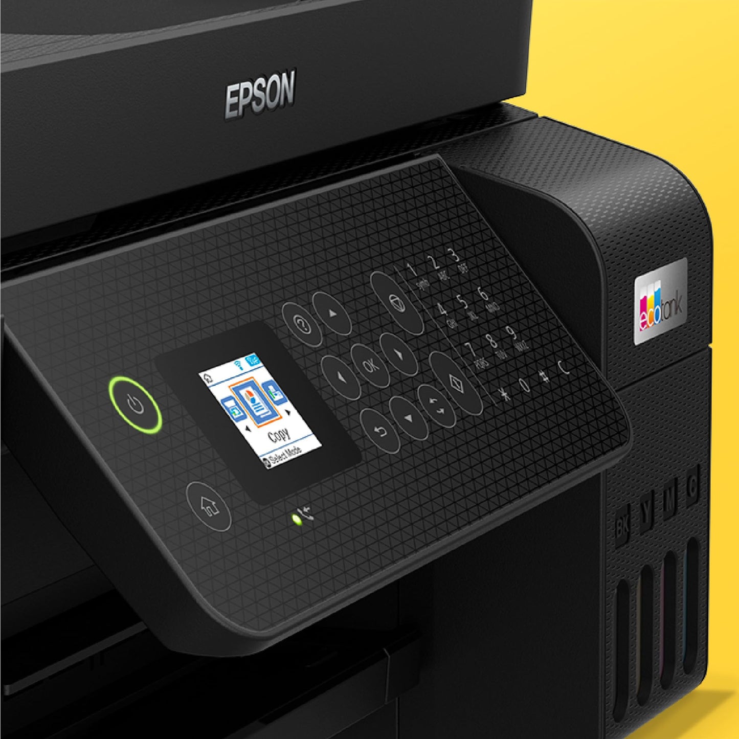 Epson EcoTank ET-4800 ink tank printer | for Home & Small Offices | WiFi & Ethernet| A4 | Print, Copy, Scan, Fax | 3.7cm LCD display screen | ADF | Includes ink for up to 3 years