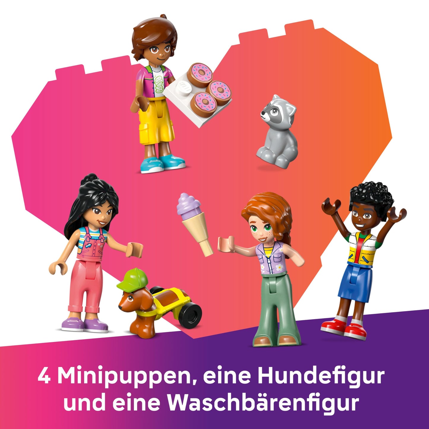 LEGO Friends Tree House - Building playset with 2 animal figures, 4 minifigures, a garden and toy food accessories - Popular gift for girls and boys aged 8 and over - 42652