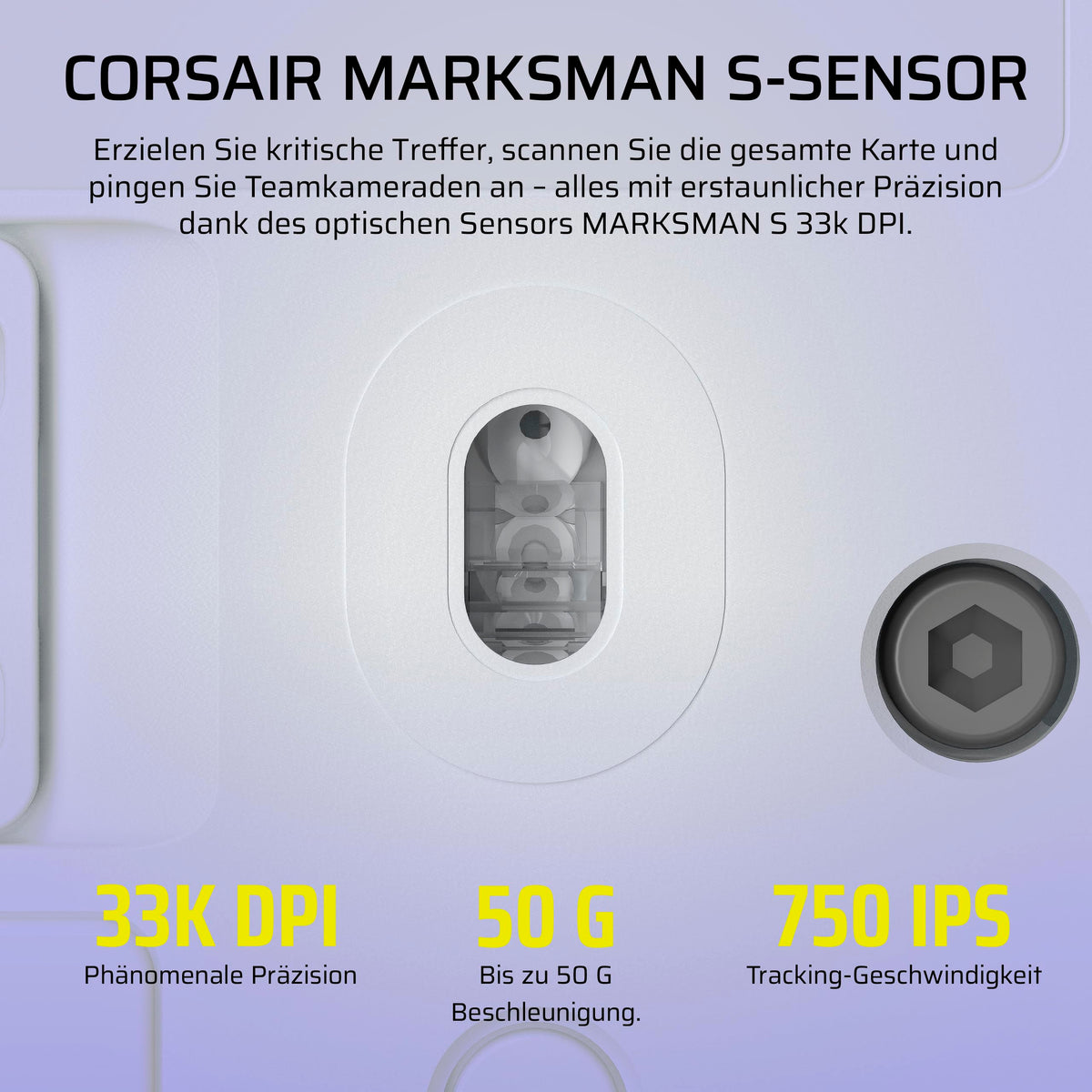 Corsair Scimitar Elite Wireless SE MMO Gaming Mouse - White - CH-9314011-WW