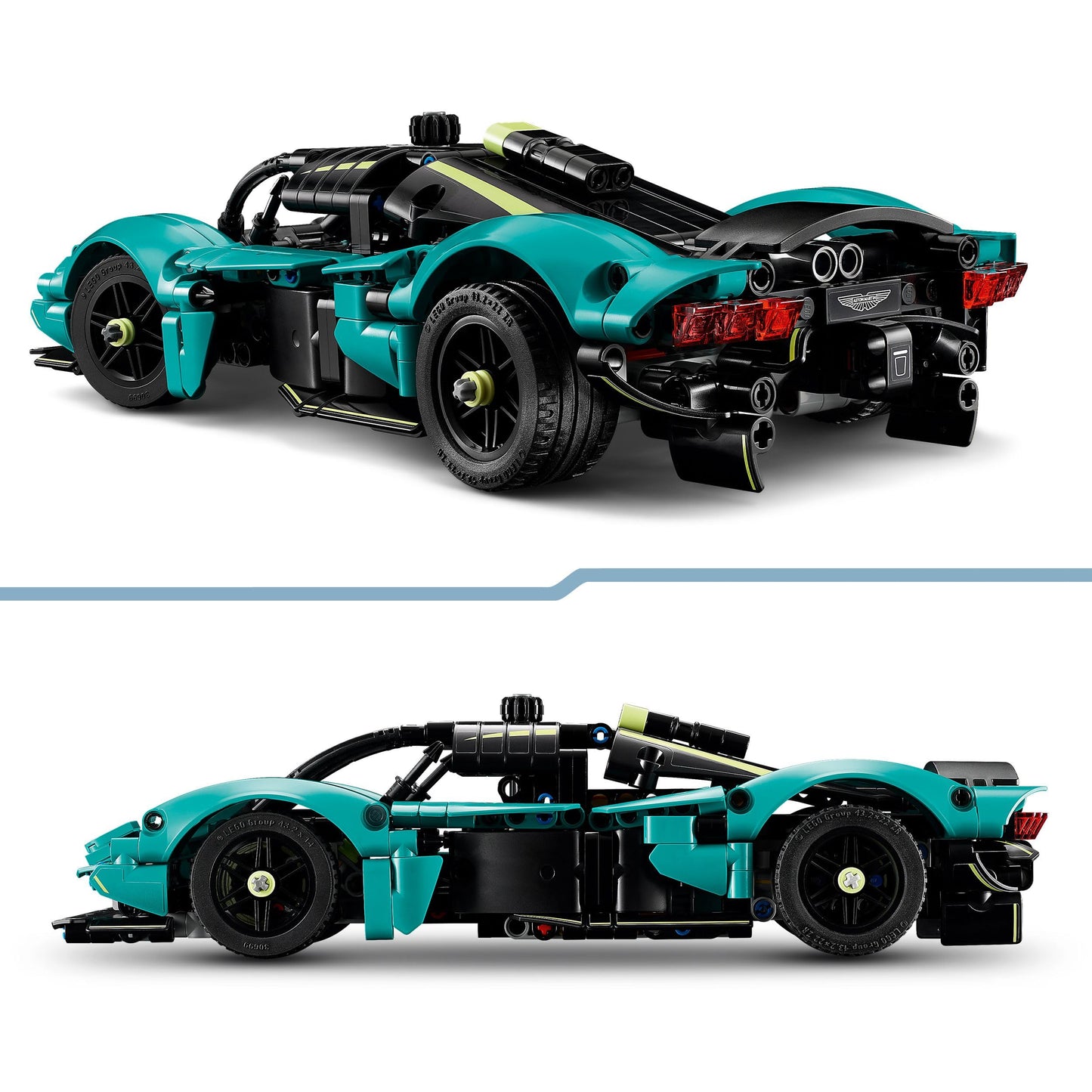 LEGO Technic Aston Martin Valkyrie racing car toy - model building set with V12 engine and opening wing doors - collector's gift for boys and girls aged 9 and up - 42208