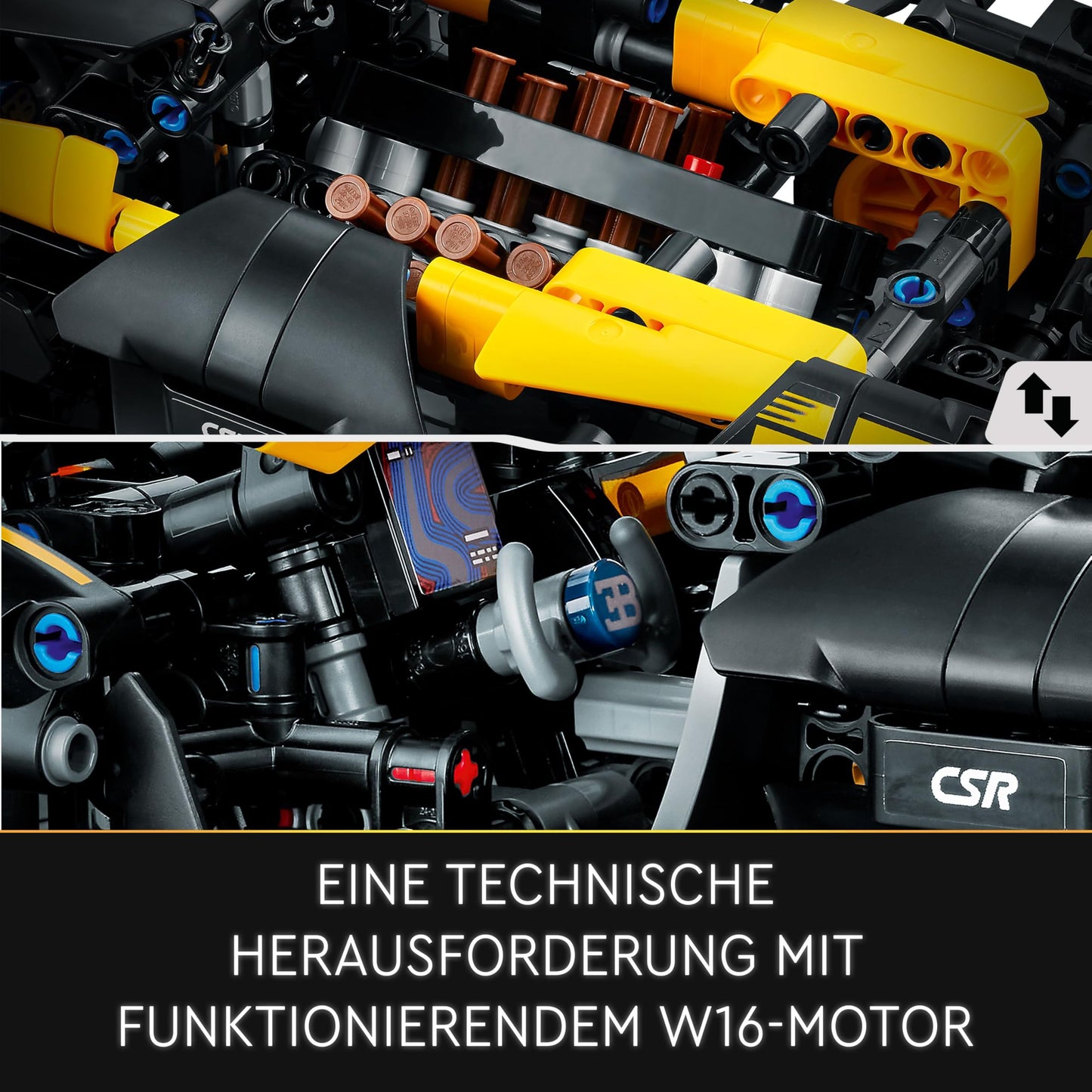 LEGO Technic Bugatti Bolide, car model kit, sports car toy, iconic car set to collect, building toy for ages 9 and up 42151