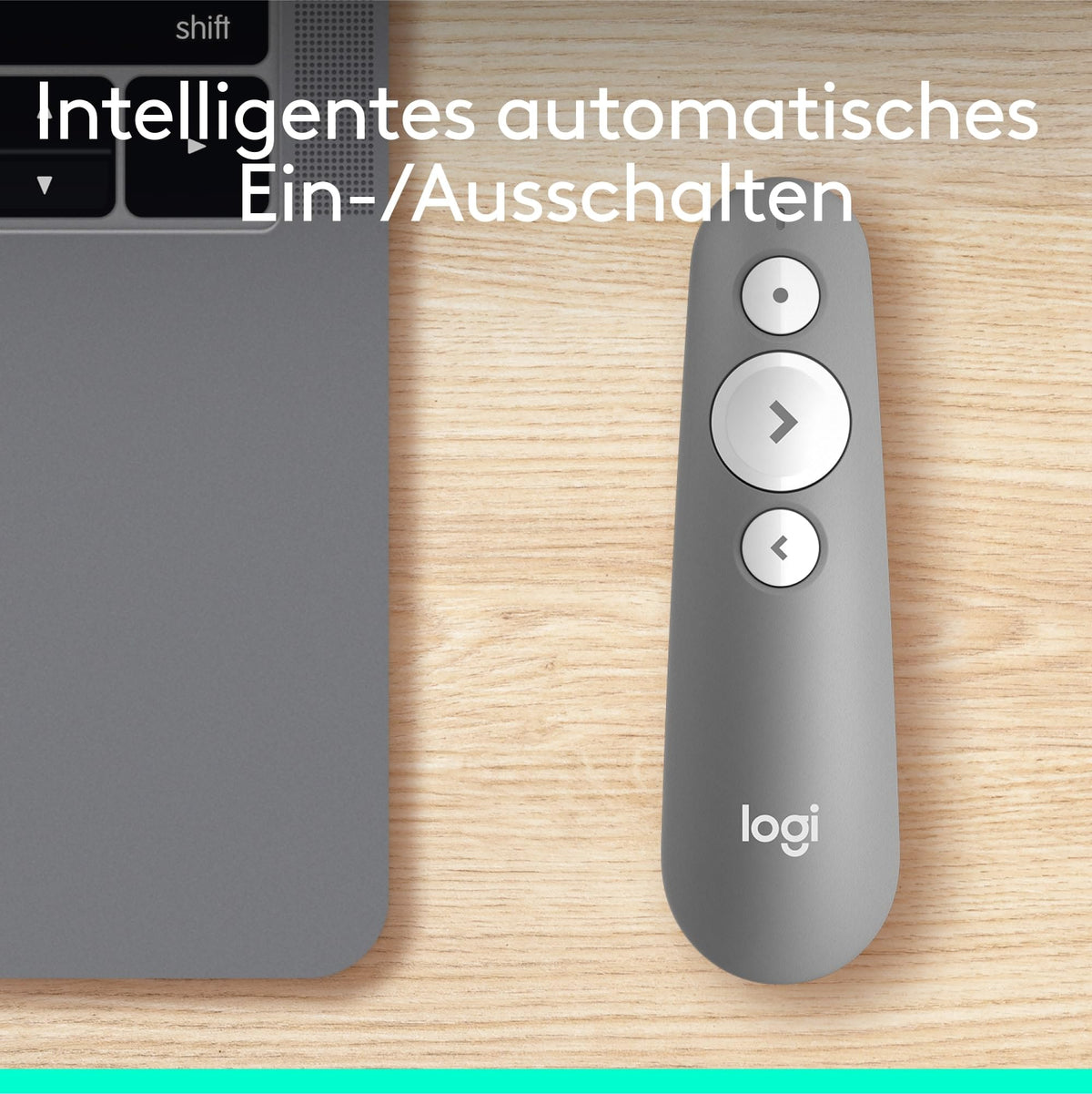 Logitech R500s Presenter cu laser de clasa 1 pentru Bluetooth și USB - 910-006520