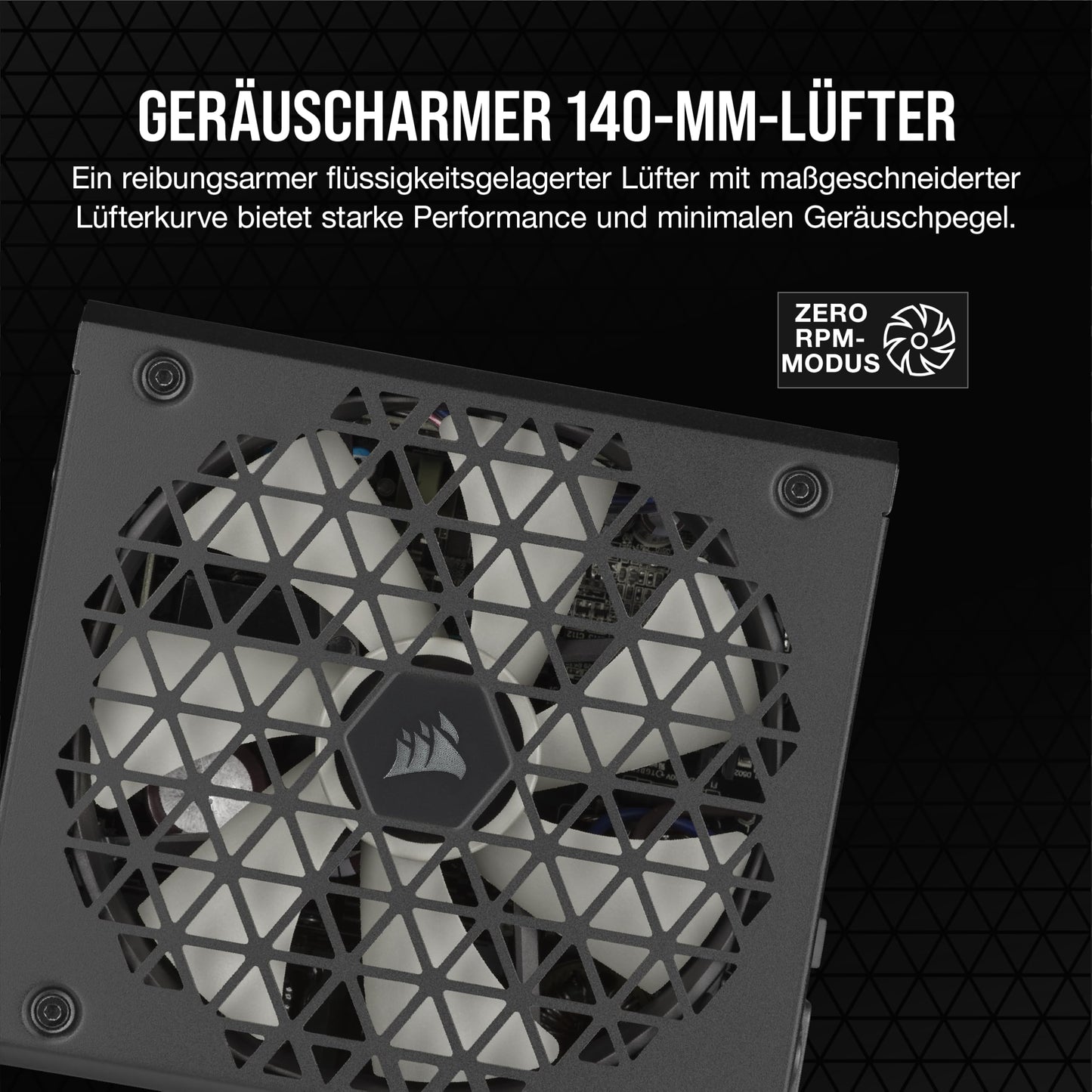 Corsair RM850x SHIFT Fully Modular ATX Power Supply - Modular Side Interface - ATX 3.1 & PCIe 5.1 Compatible - Zero Speed Fan Mode - 105°C Capacitors - 80 PLUS Gold Efficiency - Black - CP-9020252-EU