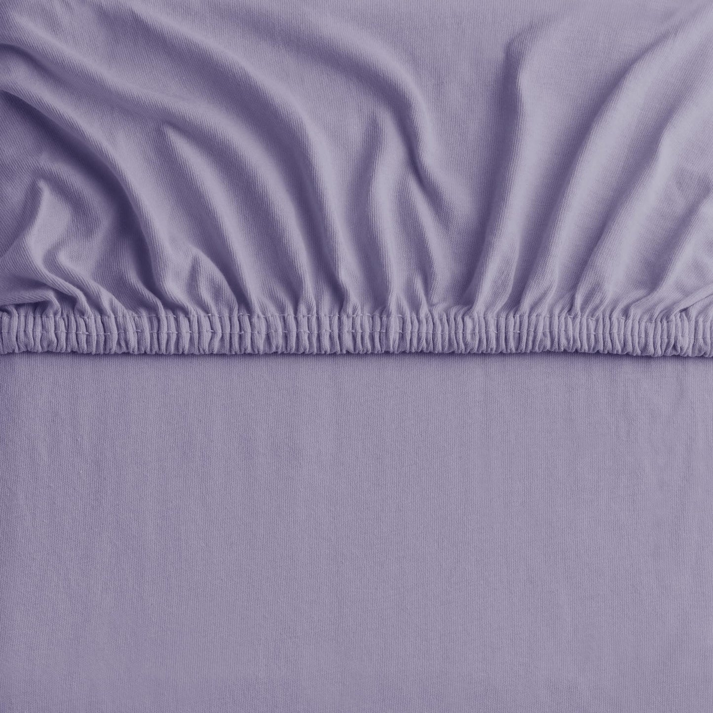 DecoKing fitted sheet 200x220 220x240 cm 100% combed cotton lavender purple fitted sheets jersey box spring bed Amber 200 x 220 220 x 240