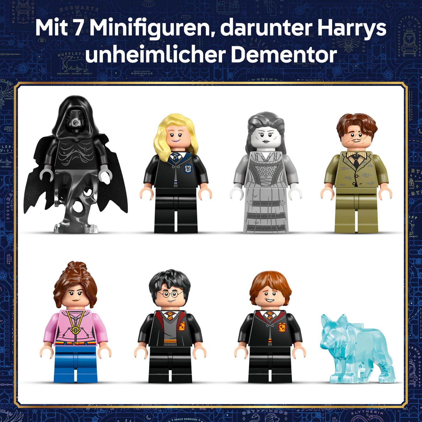 LEGO Harry Potter Hogwarts Castle: Hospital Wing - DIY set with 7 minifigures - model building with Hermione and Ron figures - creative gift for girls, boys and fans aged 9 and over - 76463