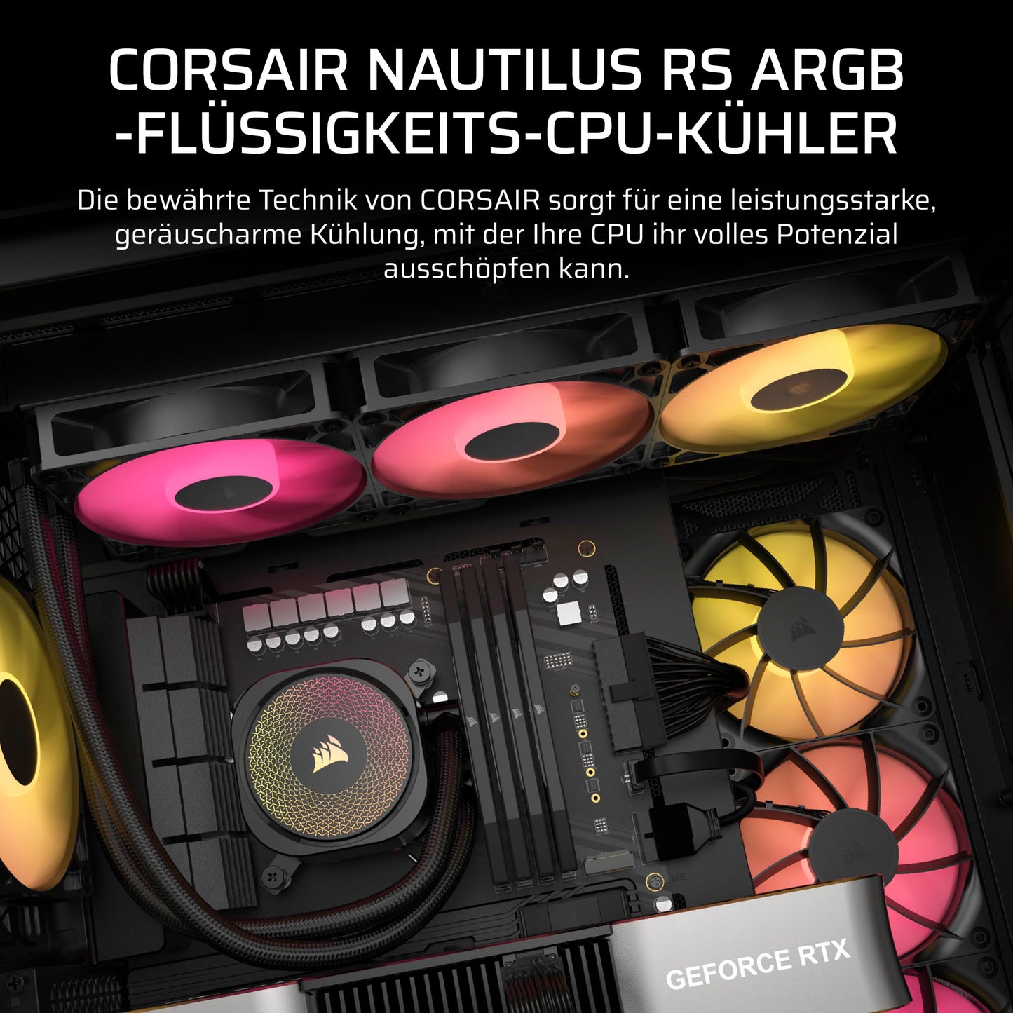 Corsair Nautilus 360 RS ARGB CPU Liquid Cooler - CW-9060093-WW