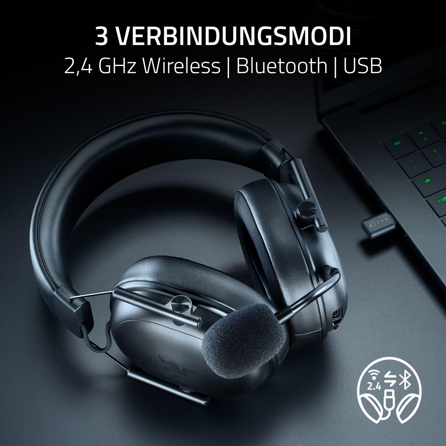 Razer BlackShark V3 Black - RZ04-05420100-R3M1