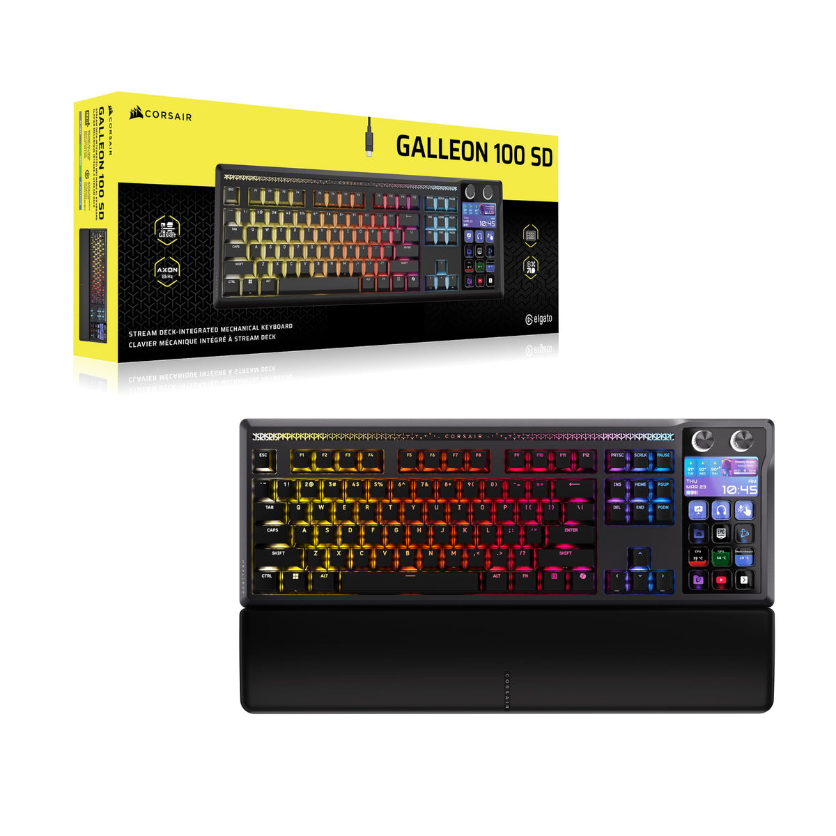 Corsair Galleon 100 SD RGB Mechanical Wired Gaming Keyboard - CH-912A31I-DE
