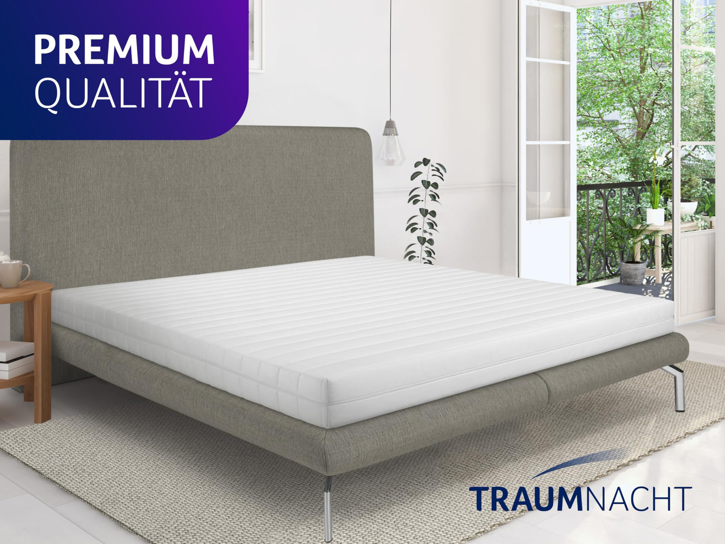 Dream Night Easy Comfort Duo cold foam mattress 90x190 cm | H3 & H4 | Ergonomic & breathable | Oeko-Tex certified | 11 cm height | Hypoallergenic & Antibacterial | German quality standard - 03900792128