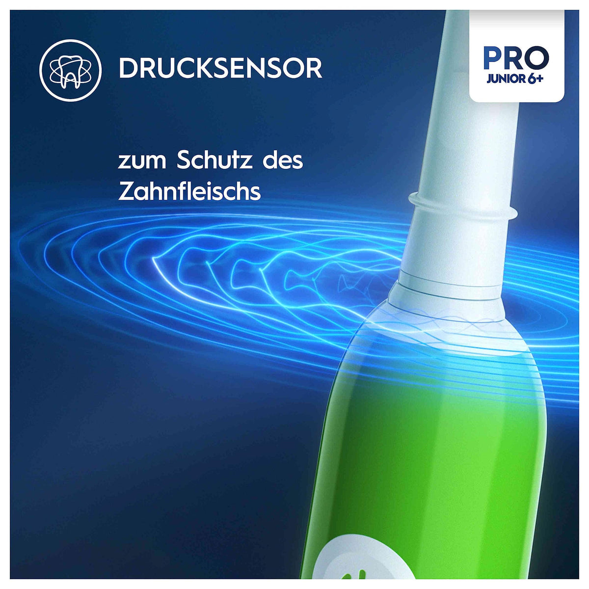 Oral-B Pro Junior Electric Toothbrush for Kids, Green - 8006540743027