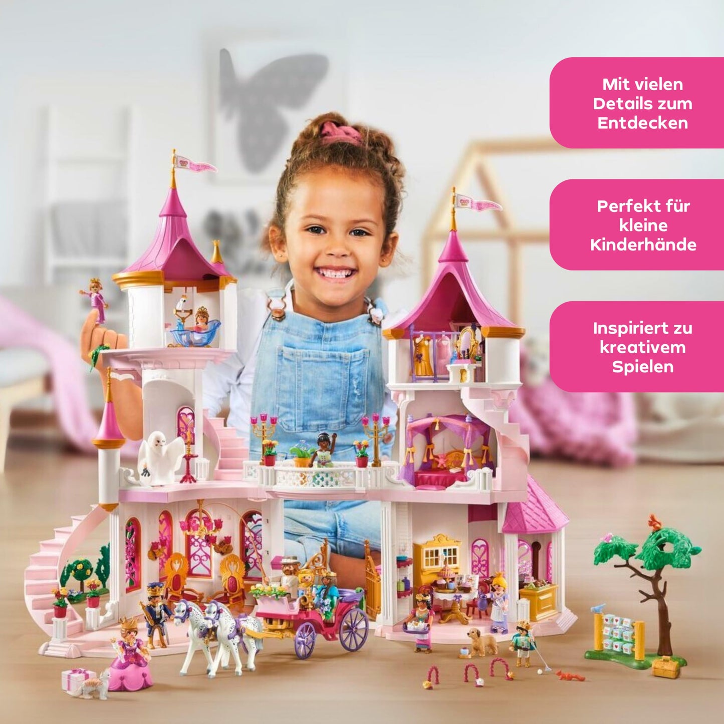PLAYMOBIL | Princess Magic | Princess castle with royal couple | Princess toys | Castle Playset | Fairytale toys for children aged 4 and up | 71845