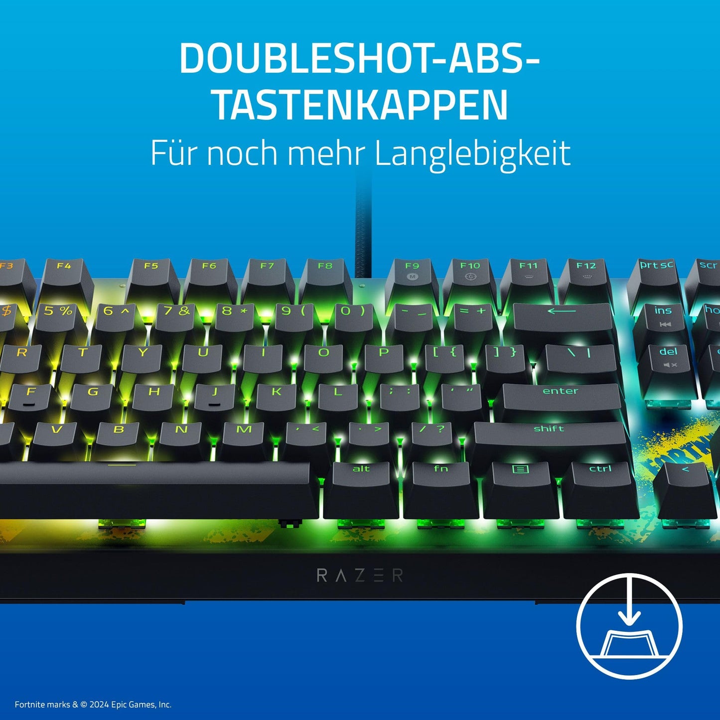 Razer BlackWidow V4 Fortnite - RZ03-04703600-R3M1