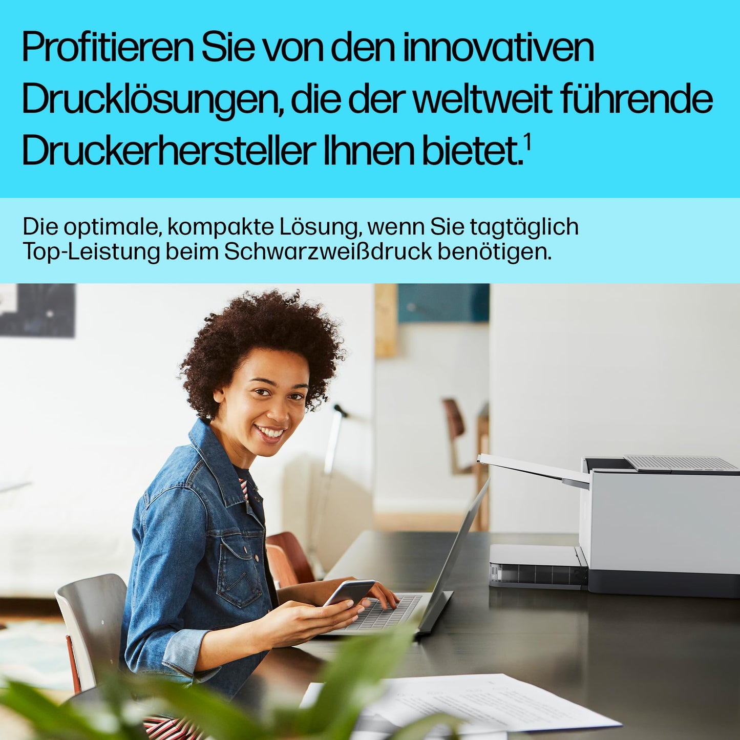 HP LaserJet M209dw laser printer black and white, double-sided printing, dual-band Wi-Fi, USB, smart app, LED control panel - 6GW62F