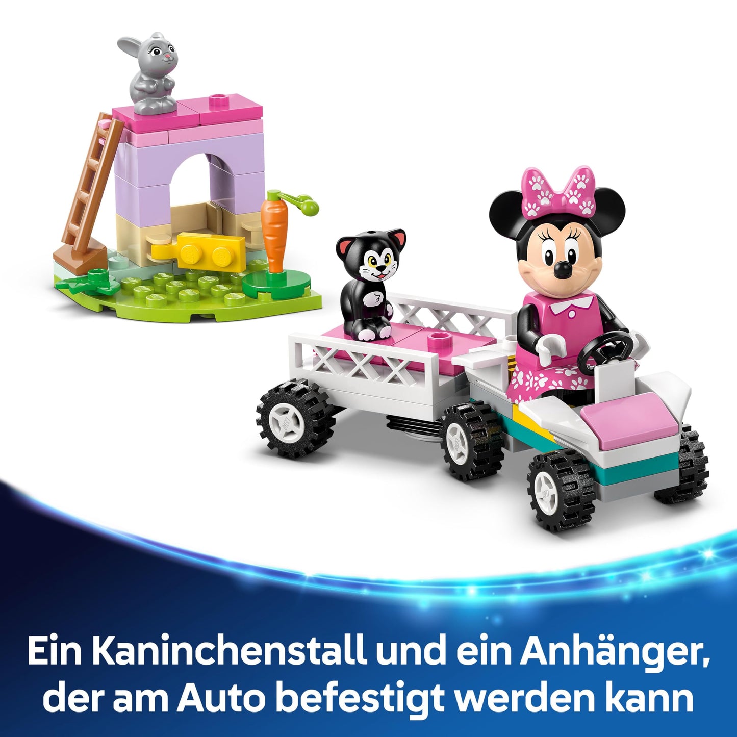 LEGO ǀ Disney Minnie's Animal Hotel - building and play set for Mickey Mouse Clubhouse - building toy for preschool children with 2 mini figures - gift for girls and boys aged 4 and up - 43274