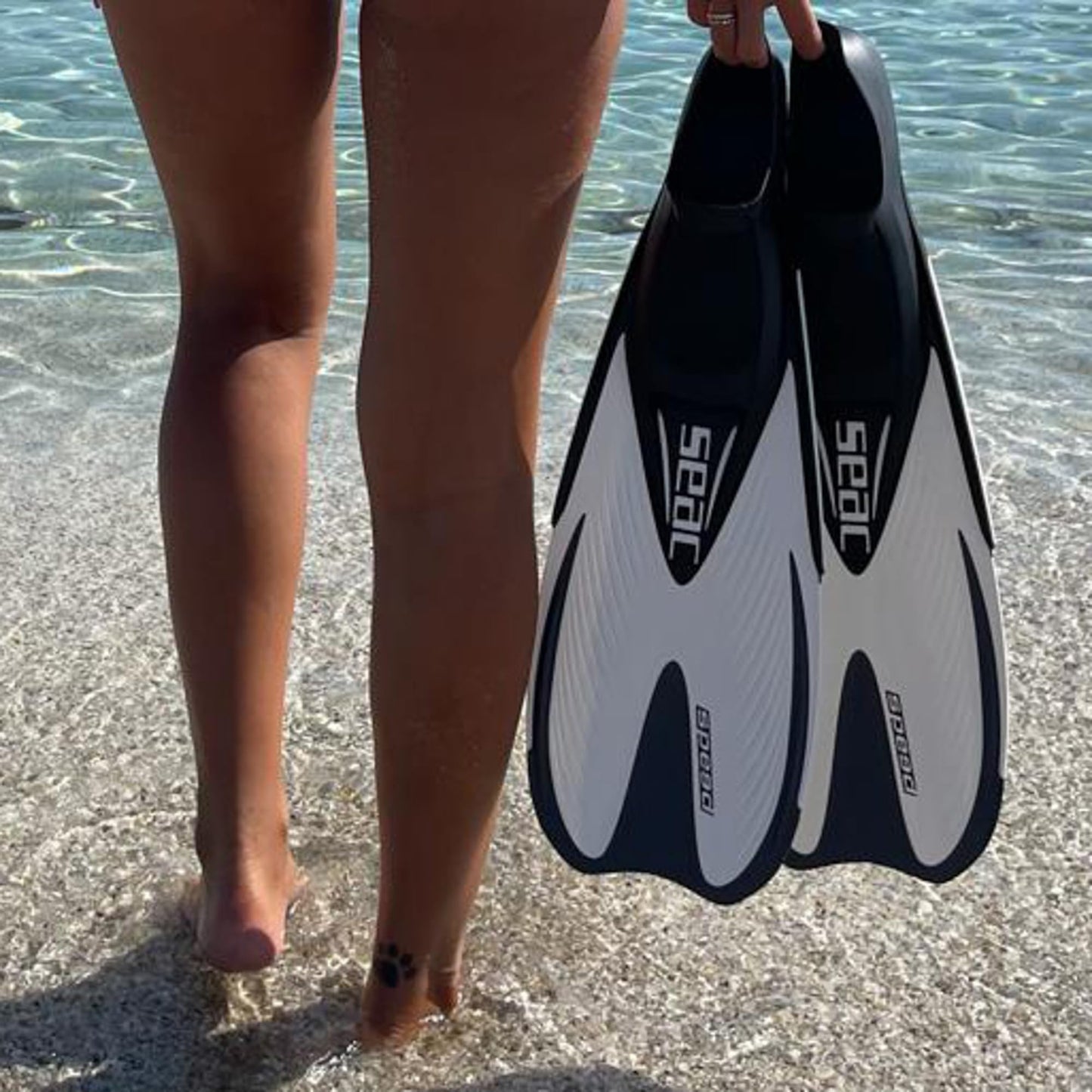 Seac Speed, snorkel fins with closed foot section for women, men and children - 0710015160501A