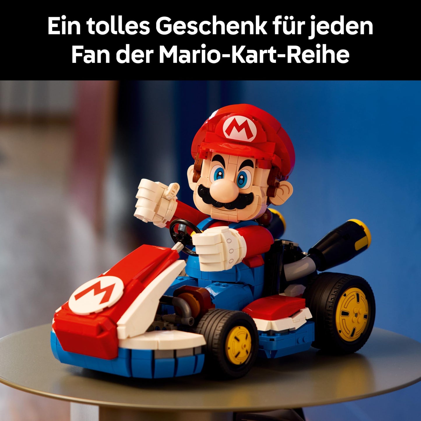 LEGO Super Mario: Mario Kart: Mario & Standard Kart - Nintendo figure and buildable car for gaming fans - model building for adult gamers and video game fans - 72037