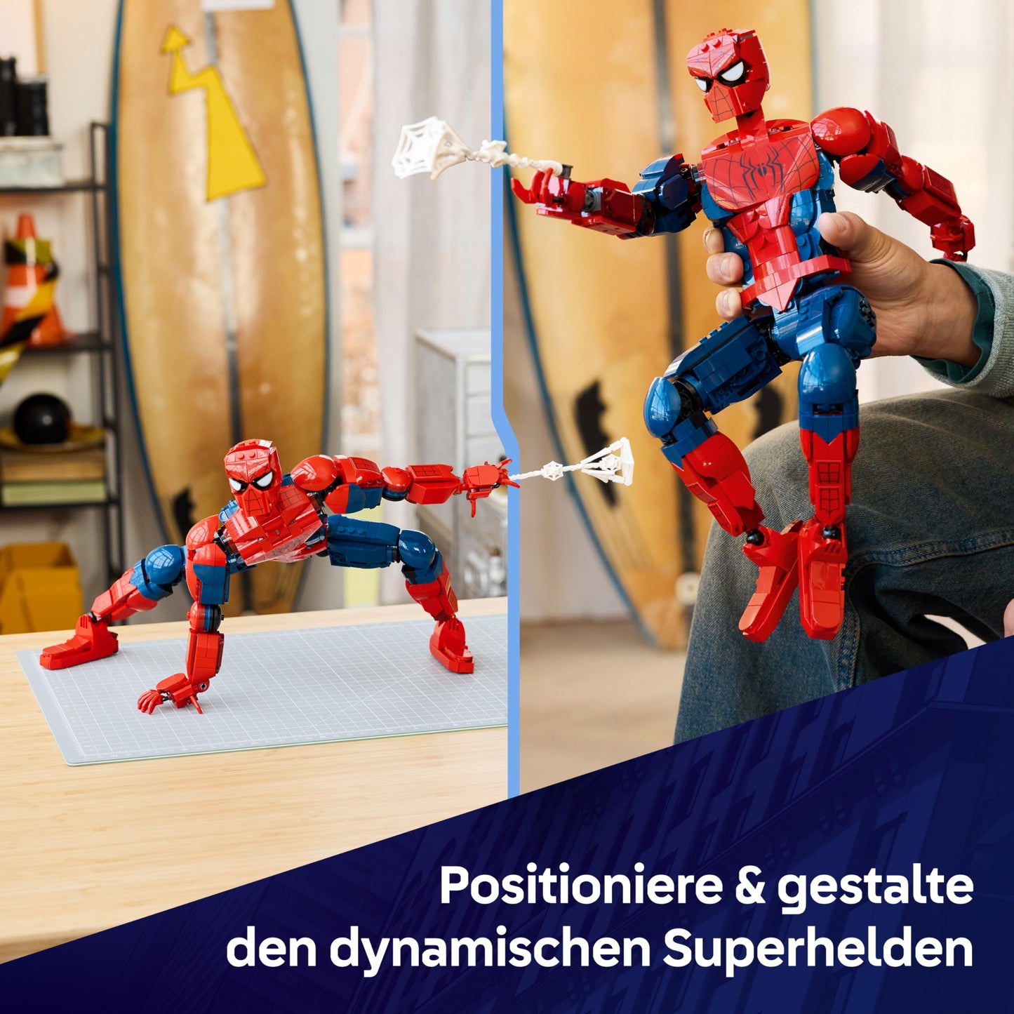 LEGO | Marvel Spider-Man figure - superhero toy including minifigure to collect - DIY decoration - gift for boys aged 12 and over and young film fans - 76346