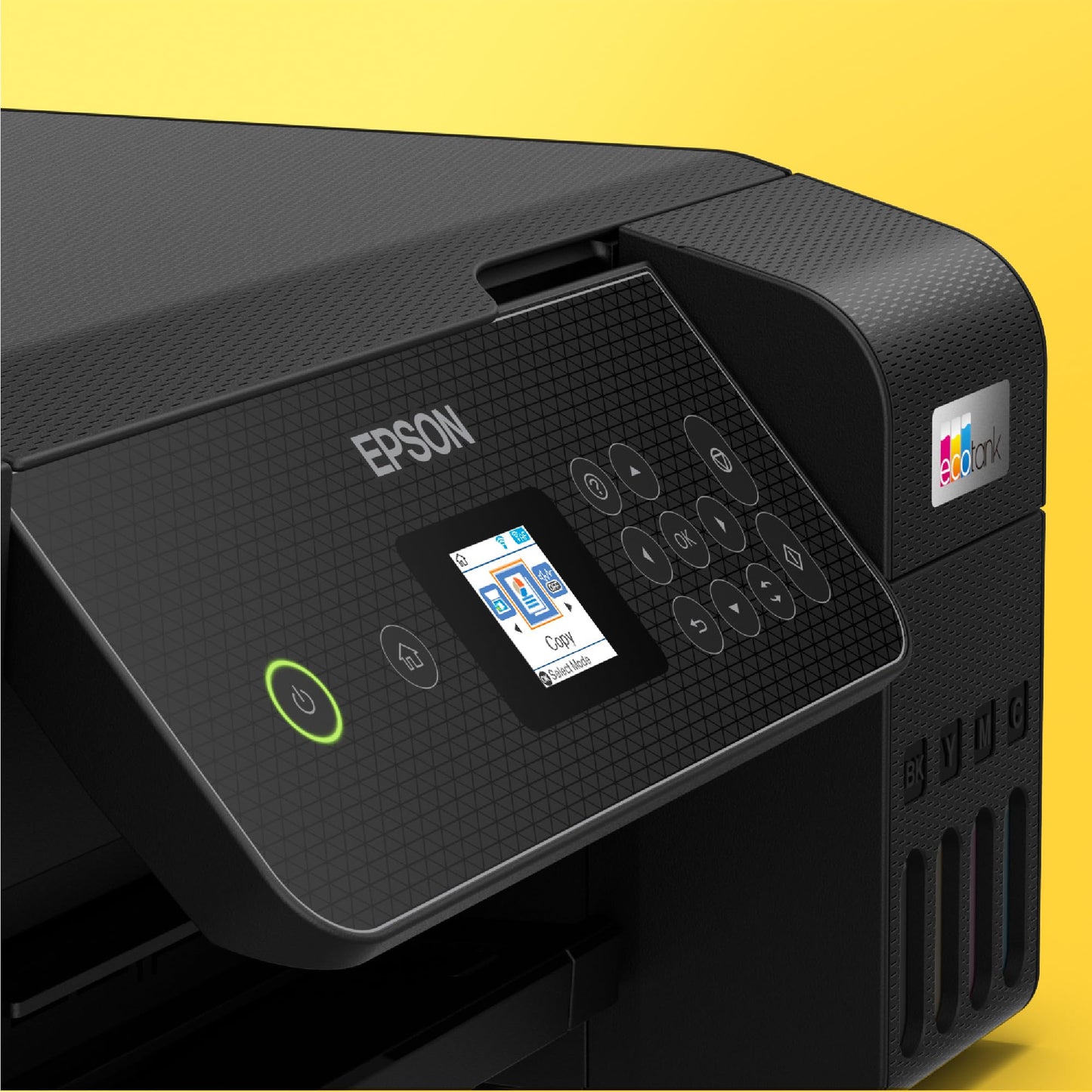 Epson EcoTank ET-2870 ink tank printer | for busy households | WiFi | A4 | Print, Copy, Scan | 3.7 cm LCD display | Includes ink for up to 3 years