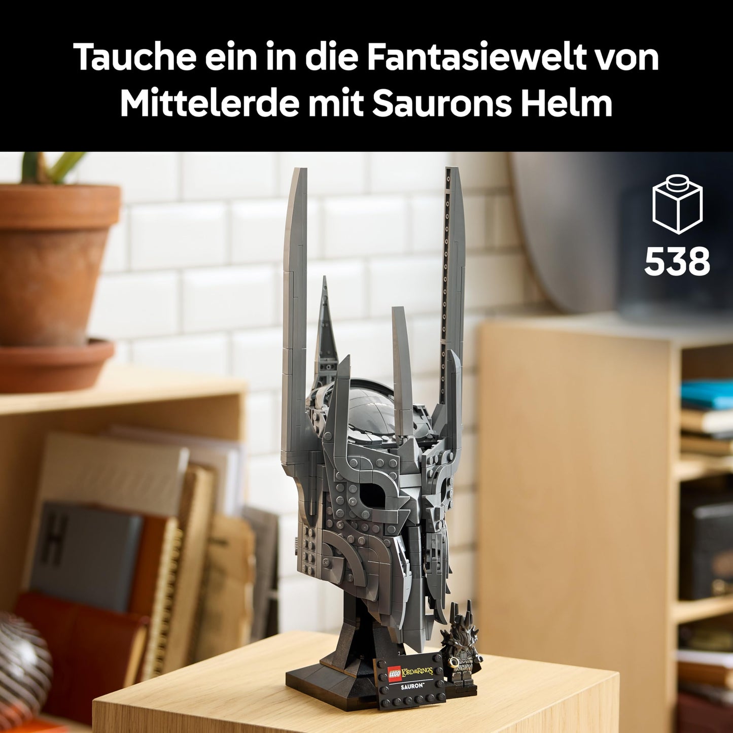 LEGO Icons 11373 The Lord of the Rings: Sauron's Helmet, building set
