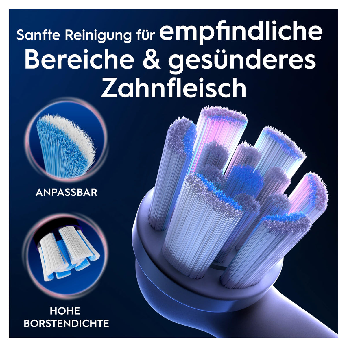 Oral-B iO Replacement Brush Heads Gentle Cleaning, White, 4 Pieces - 8700216194877