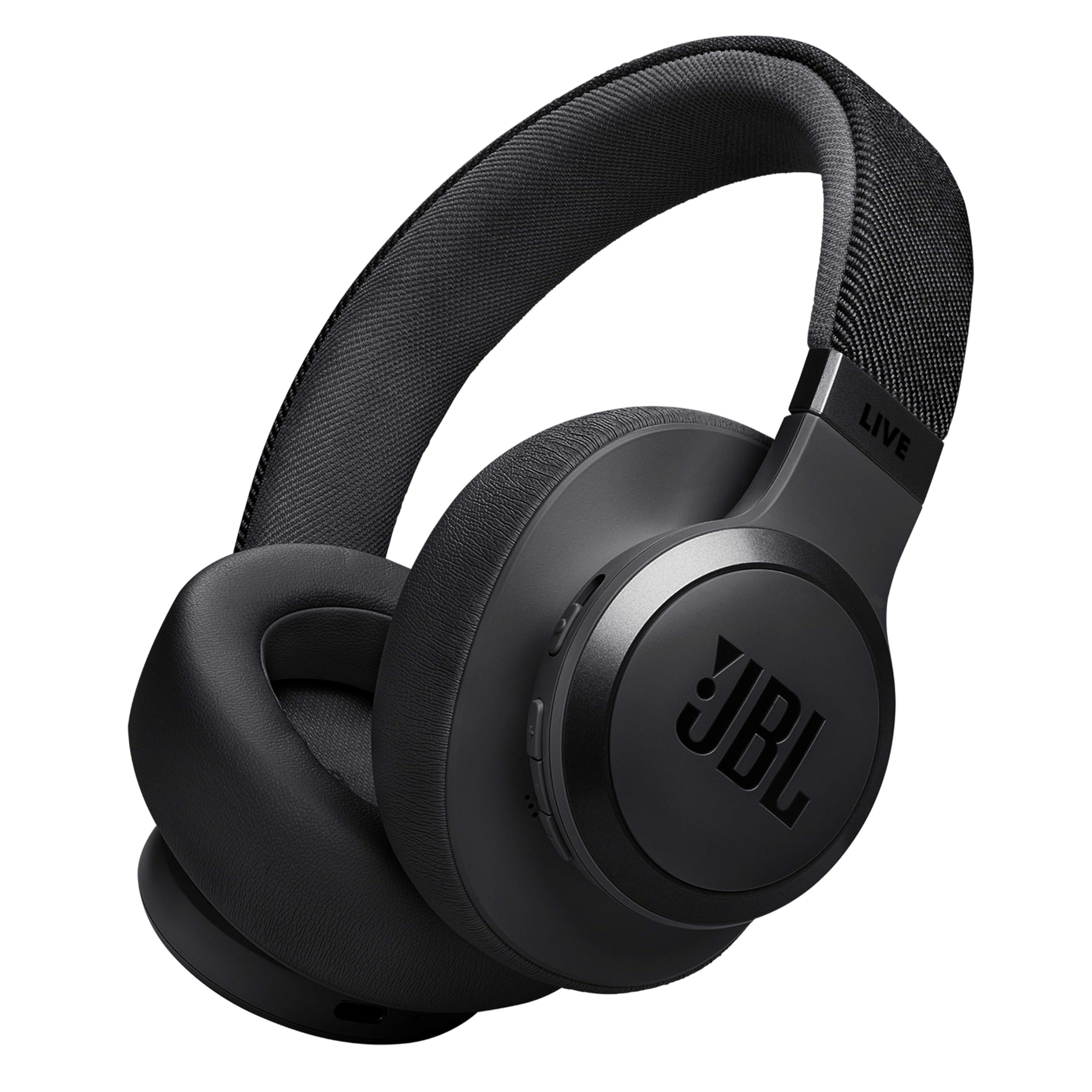 JBL Live 770 NC - Bluetooth over-ear headphones with adaptive noise canceling - Wireless earphones with JBL Signature Sound and voice assistant - Long music enjoyment for up to 65 hours - In black - JBLLIVE770NCBLK