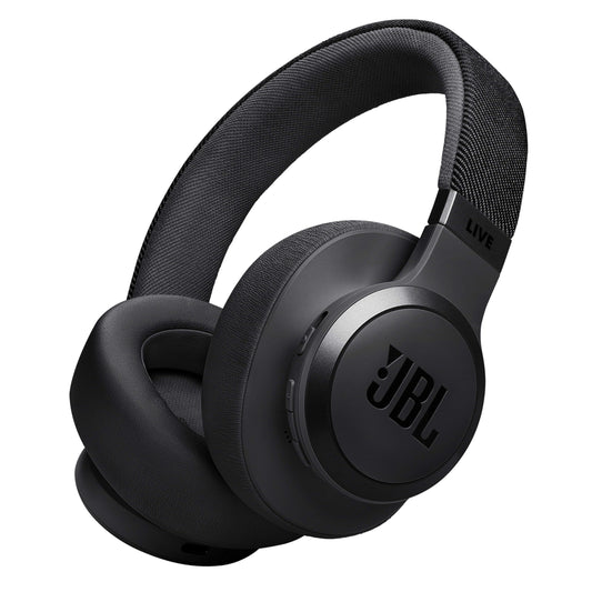 JBL Live 770 NC - Bluetooth over-ear headphones with adaptive noise canceling - Wireless earphones with JBL Signature Sound and voice assistant - Long music enjoyment for up to 65 hours - In black - JBLLIVE770NCBLK